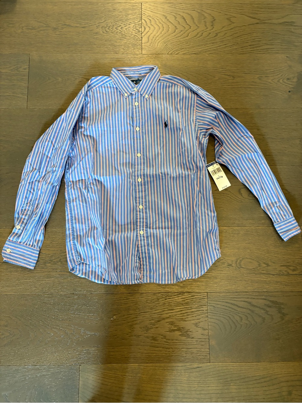 Ralph Lauren boys youth dress shirt sz 14/16 NWT ret $180